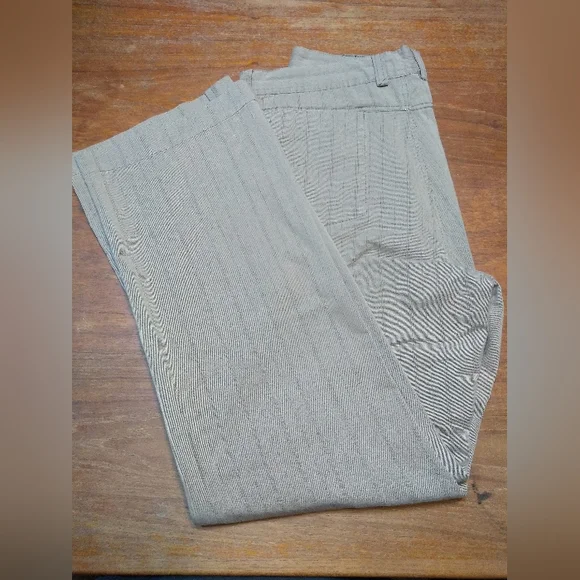 Giorgio Armani Exchange Private Members Pants, Size 33, Tan with Wide Pi… - Picture 10 of 12